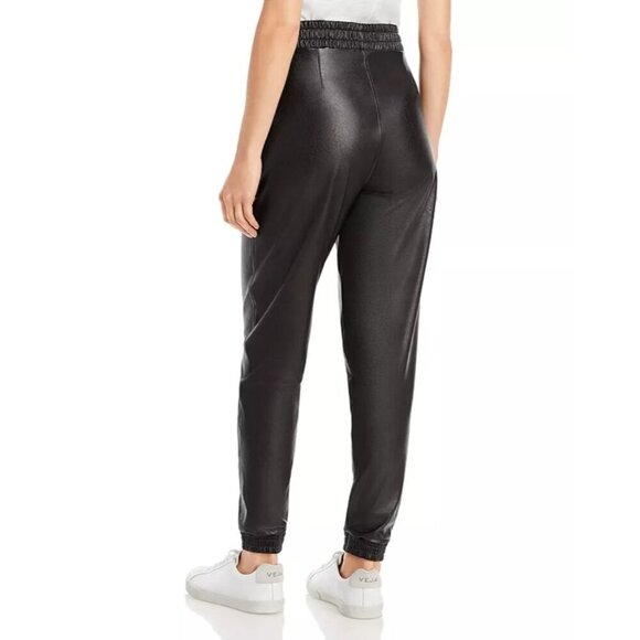 SPANX Faux Leather Jogger Pants Medium - Picture 2 of 7